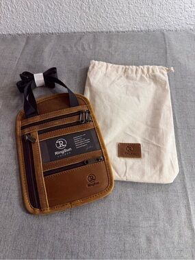 Ringsun London Men’s Leather Neck Wallet Travel Passport Pouch & ID Holder New